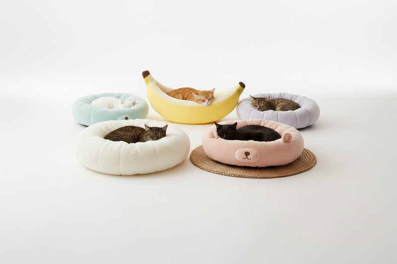 Cozy Cat Beds – Soft, Warm & Stylish